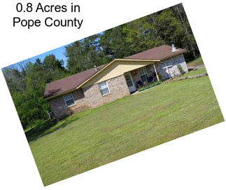 0.8 Acres in Pope County