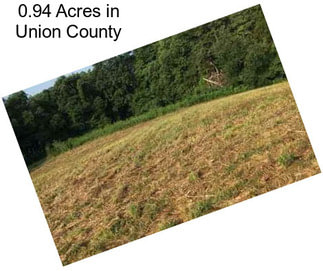 0.94 Acres in Union County