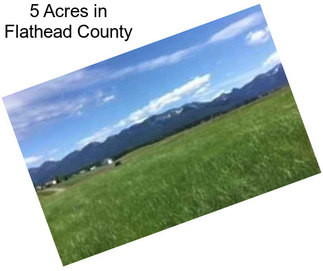 5 Acres in Flathead County