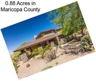 0.88 Acres in Maricopa County