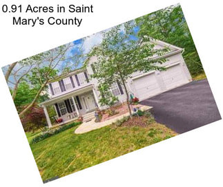0.91 Acres in Saint Mary\'s County