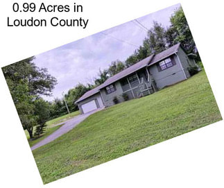 0.99 Acres in Loudon County