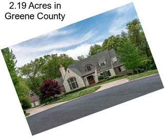 2.19 Acres in Greene County