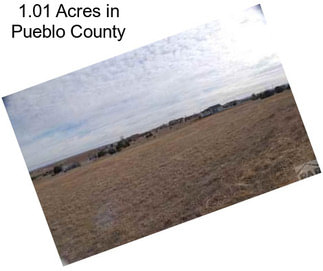 1.01 Acres in Pueblo County