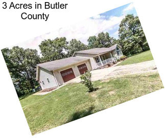 3 Acres in Butler County