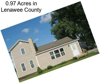 0.97 Acres in Lenawee County