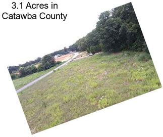 3.1 Acres in Catawba County