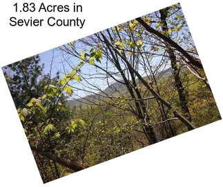 1.83 Acres in Sevier County