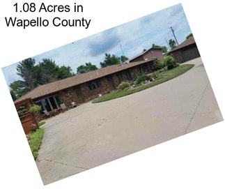 1.08 Acres in Wapello County