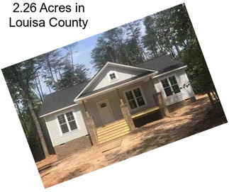 2.26 Acres in Louisa County