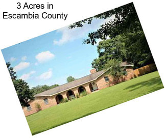 3 Acres in Escambia County