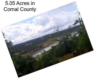 5.05 Acres in Comal County