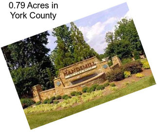 0.79 Acres in York County