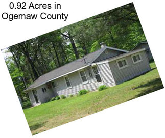 0.92 Acres in Ogemaw County