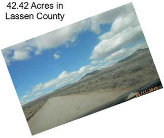 42.42 Acres in Lassen County