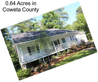 0.64 Acres in Coweta County