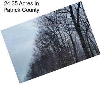 24.35 Acres in Patrick County