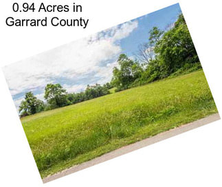 0.94 Acres in Garrard County
