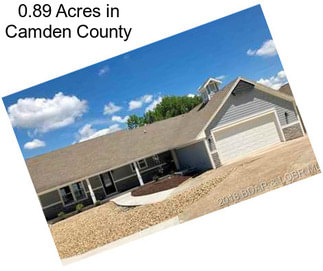 0.89 Acres in Camden County