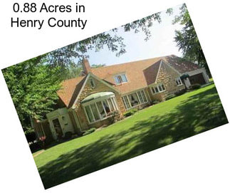 0.88 Acres in Henry County