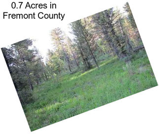 0.7 Acres in Fremont County