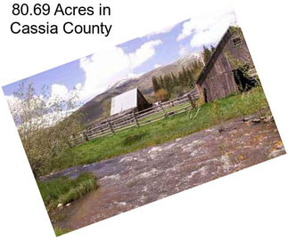 80.69 Acres in Cassia County