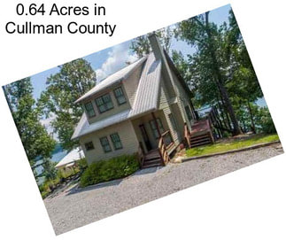 0.64 Acres in Cullman County