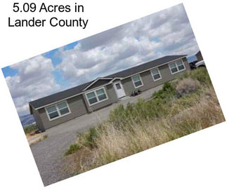 5.09 Acres in Lander County