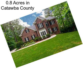 0.8 Acres in Catawba County
