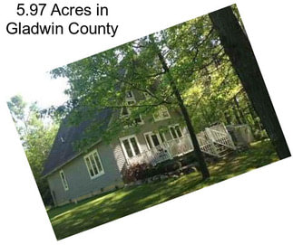 5.97 Acres in Gladwin County