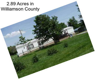 2.89 Acres in Williamson County