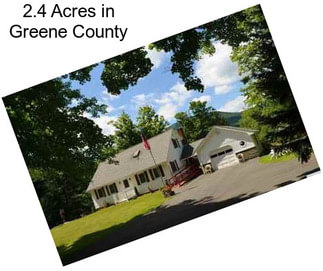 2.4 Acres in Greene County