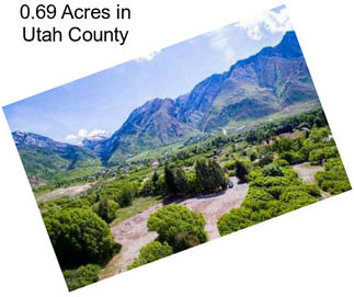 0.69 Acres in Utah County