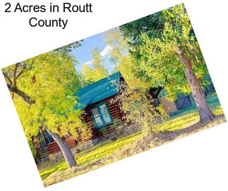 2 Acres in Routt County