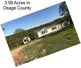 3.59 Acres in Osage County