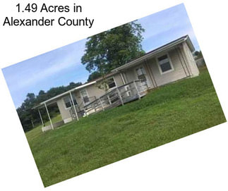 1.49 Acres in Alexander County
