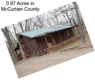 0.87 Acres in McCurtain County