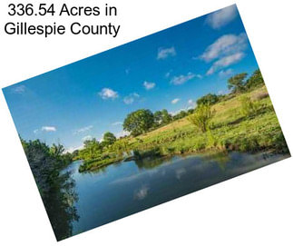 336.54 Acres in Gillespie County