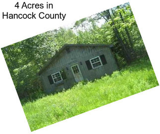 4 Acres in Hancock County