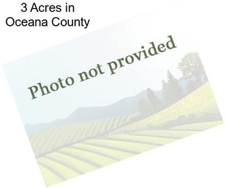 3 Acres in Oceana County