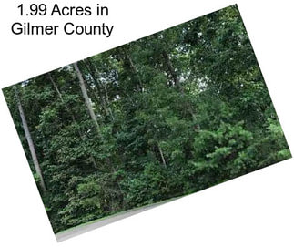 1.99 Acres in Gilmer County