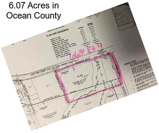 6.07 Acres in Ocean County