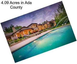4.09 Acres in Ada County