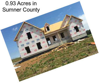 0.93 Acres in Sumner County