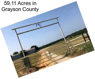 59.11 Acres in Grayson County