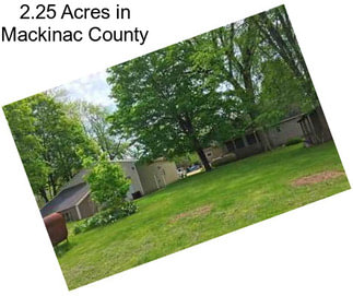 2.25 Acres in Mackinac County