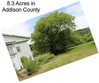 8.3 Acres in Addison County