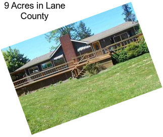 9 Acres in Lane County
