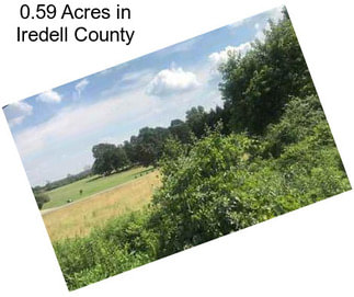 0.59 Acres in Iredell County