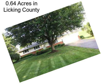 0.64 Acres in Licking County